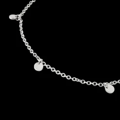 Tiny Coin Anklet Silber