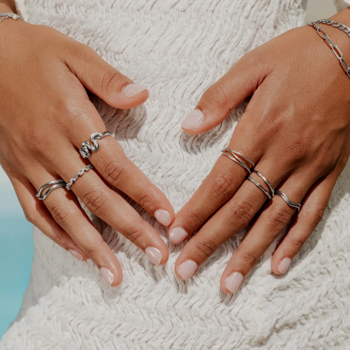 Tiny Trio Ring Silber