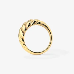 Towel Twist Ring Gold