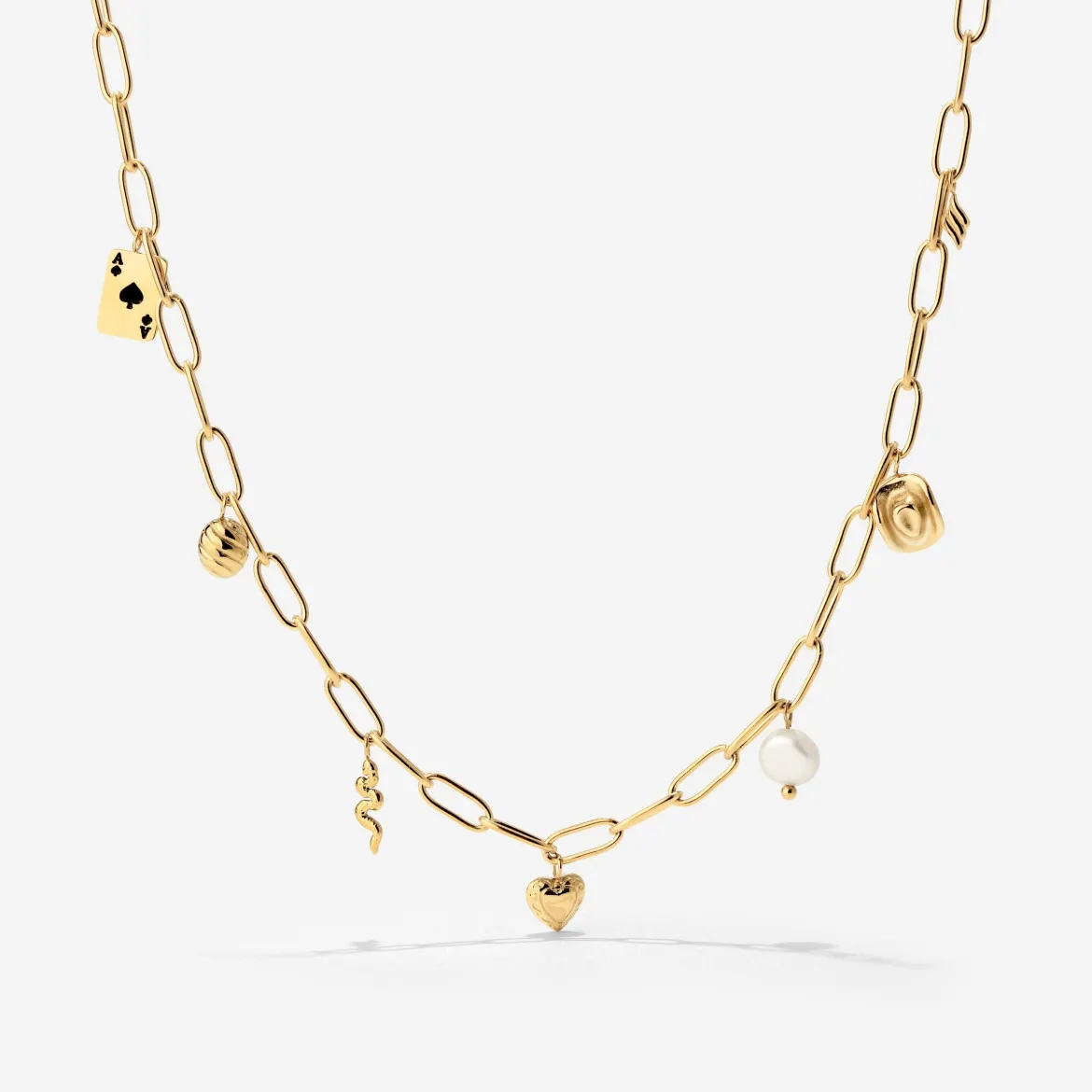 Treasure Box Necklace Gold