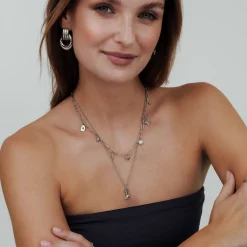 Treasure Box Necklace Silber