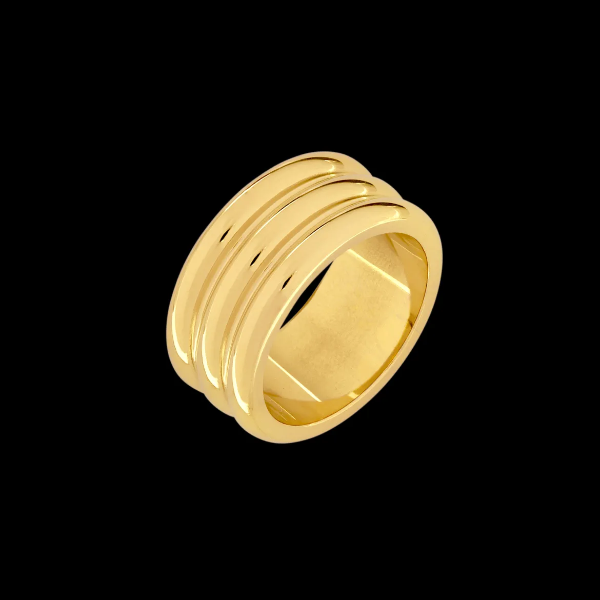 Trio Stack Ring Gold