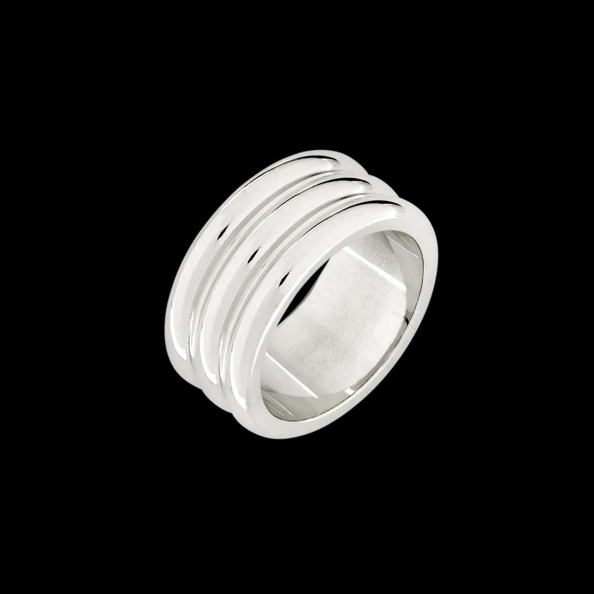 Trio Stack Ring Silber