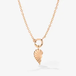 Twin Flame Left Classic Chain Necklace Set Roségold