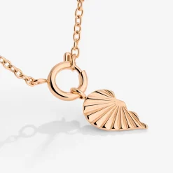 Twin Flame Left Classic Chain Necklace Set Roségold