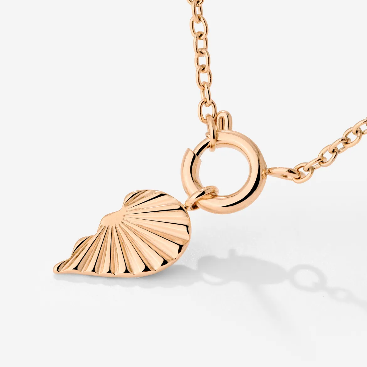 Twin Flame Right Classic Chain Necklace Set Roségold