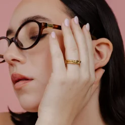 Twinsies Ring Gold