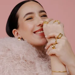 Twinsies Ring Gold