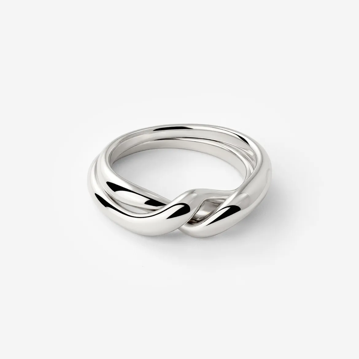 Twinsies Ring Silber