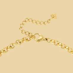Twisted Donut Necklace Gold
