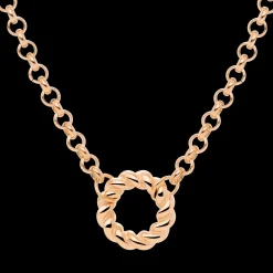 Twisted Donut Necklace Roségold