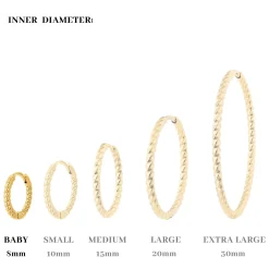 Twisted Hoop Set Baby