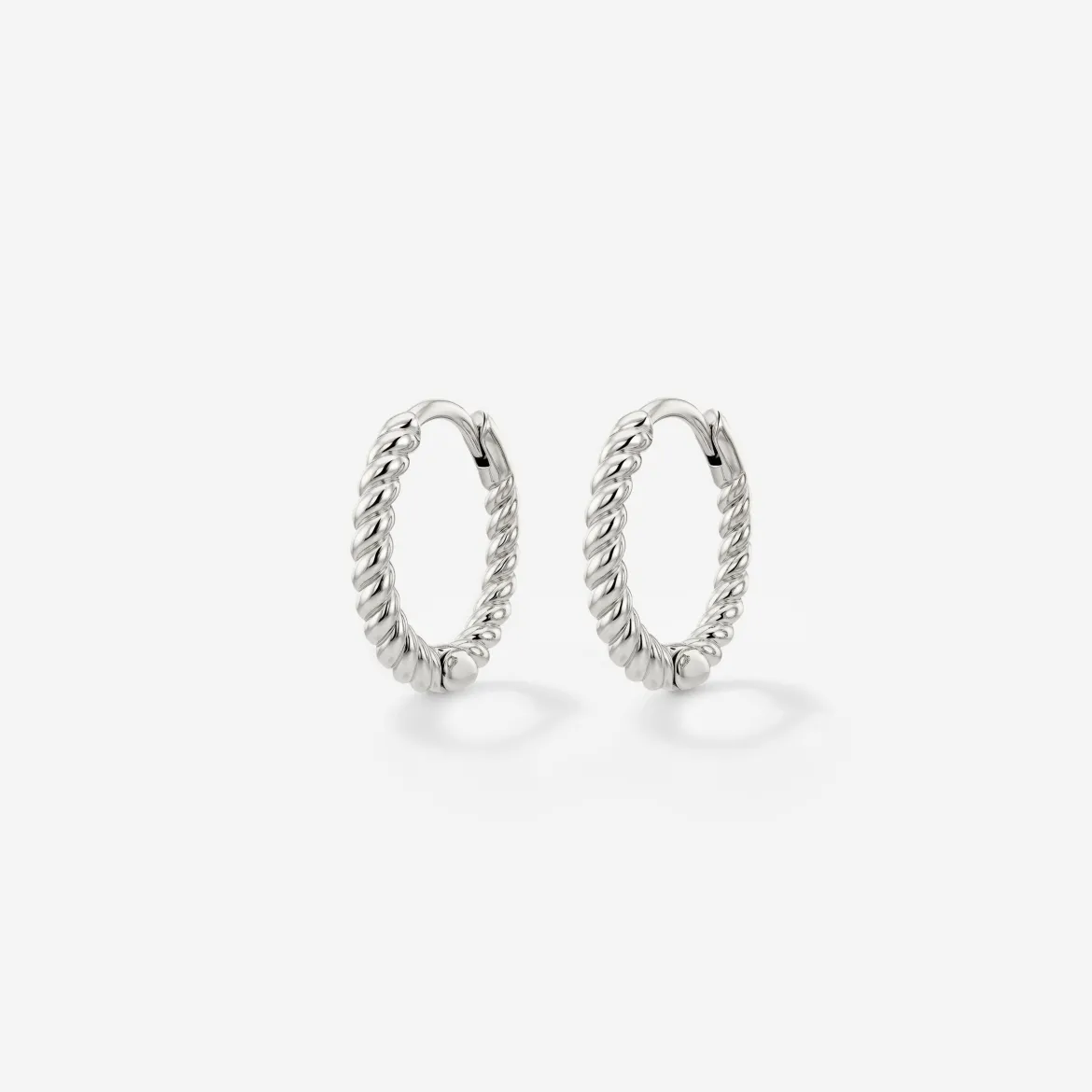 Twisted Hoops Baby - Gold