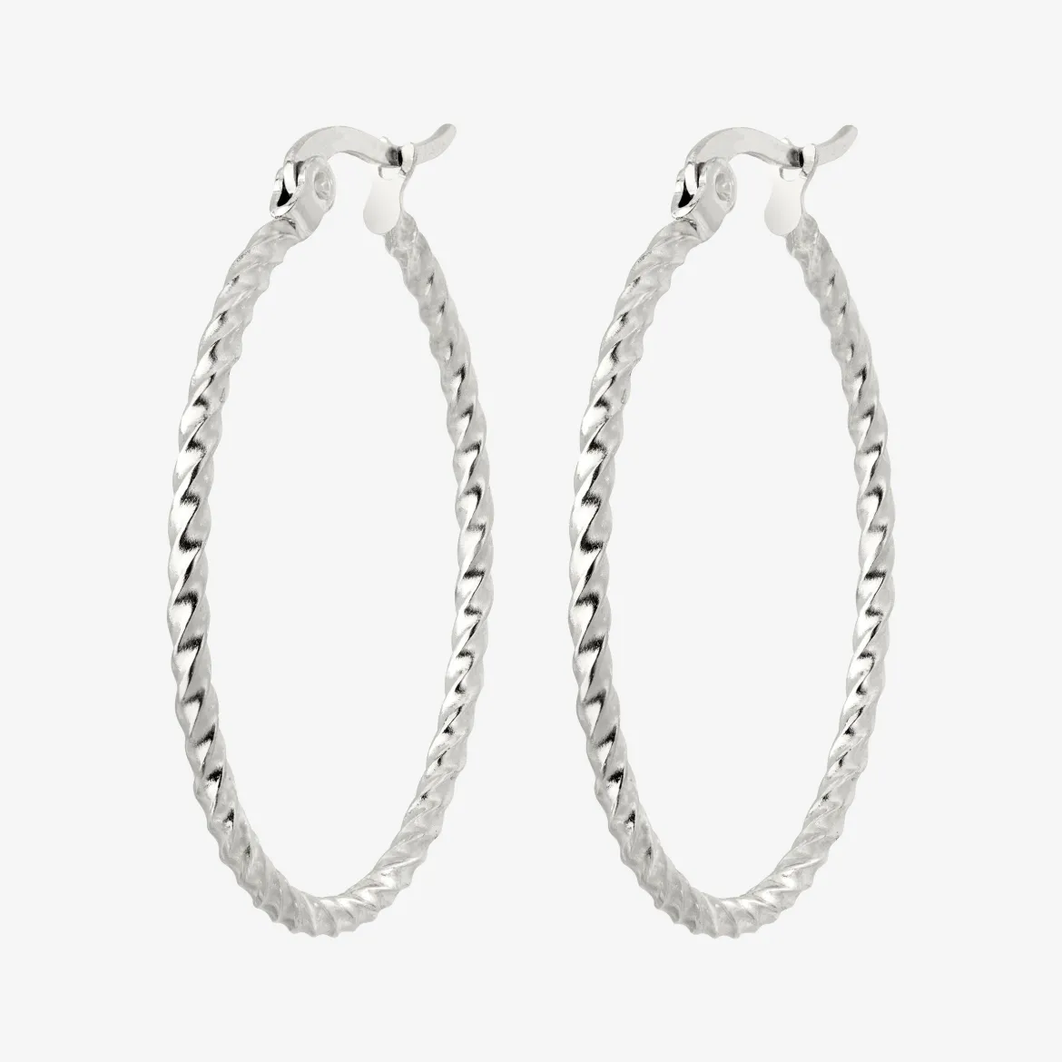 Twisted Hoops Extra Large (alt) - Gold