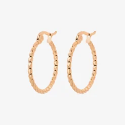 Twisted Hoops Large (alt) - Gold