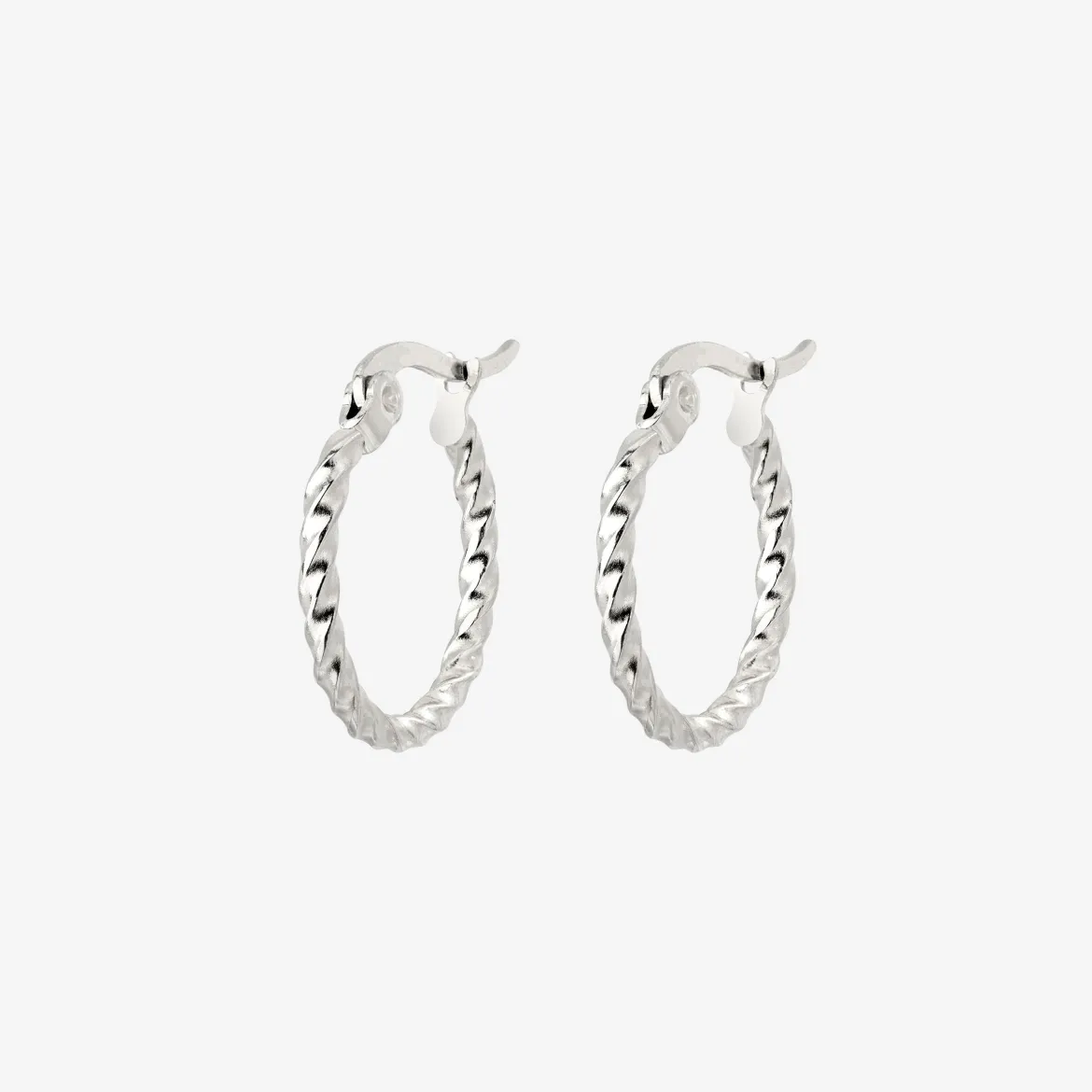 Twisted Hoops Medium (alt) - Gold