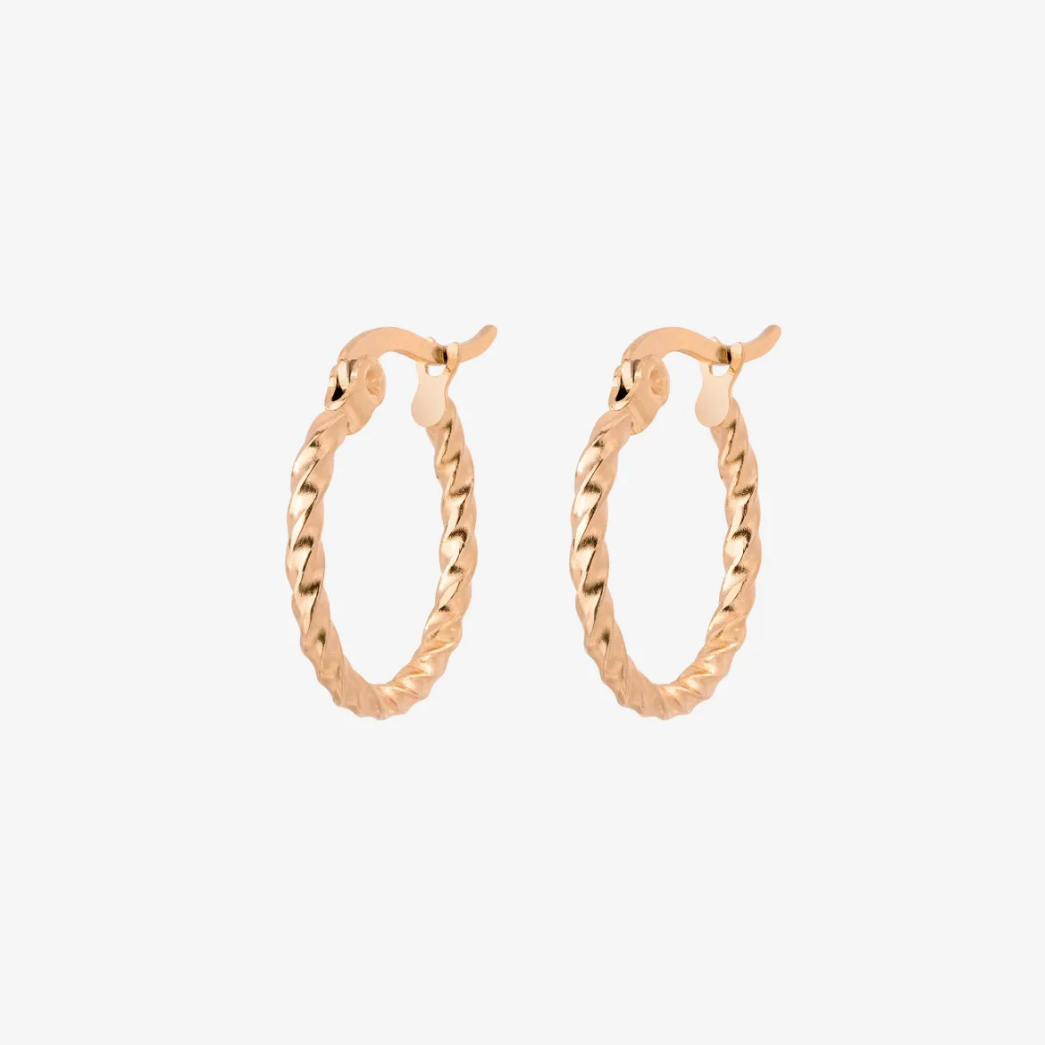 Twisted Hoops Medium (alt) - Gold