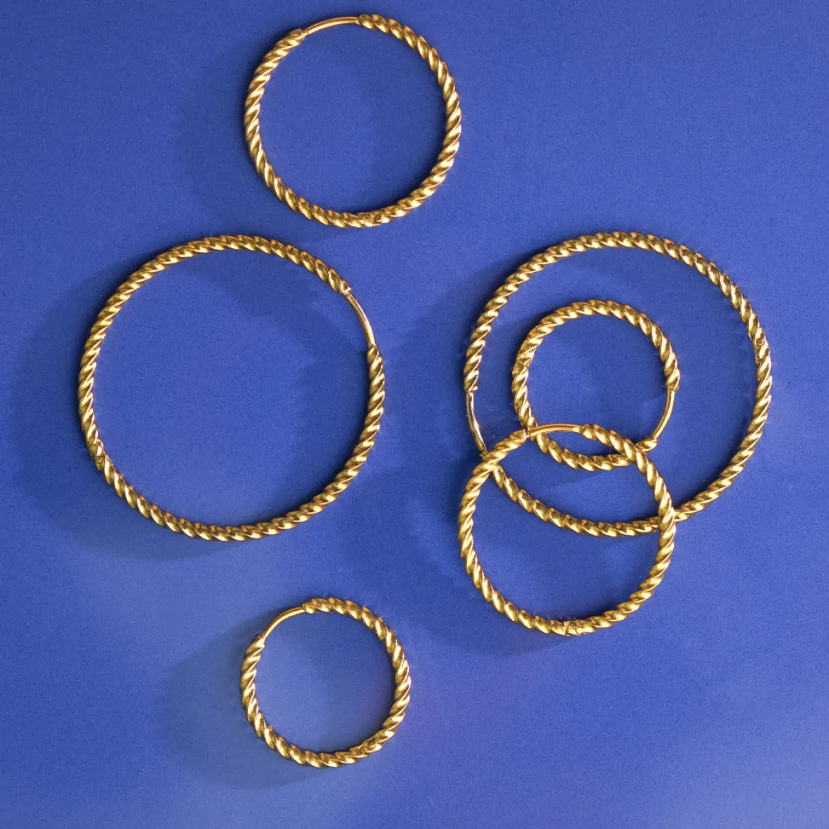 Twisted Hoops Medium Roségold