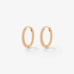 Twisted Hoops Small - Gold
