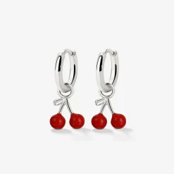 Very Cherry Hoop Set Baby Silber