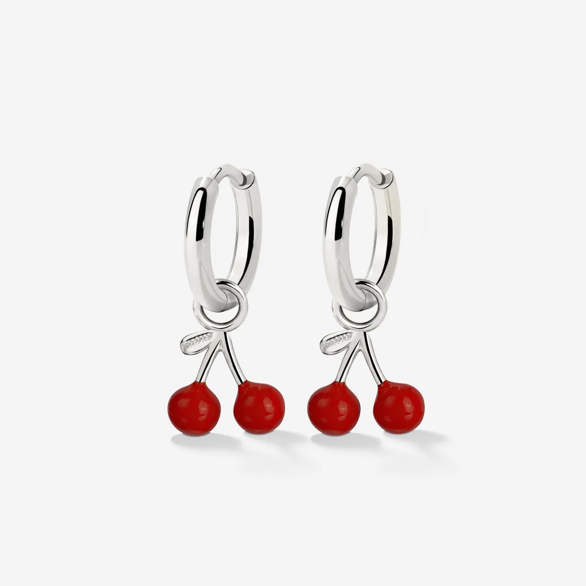 Very Cherry Hoop Set Baby Silber