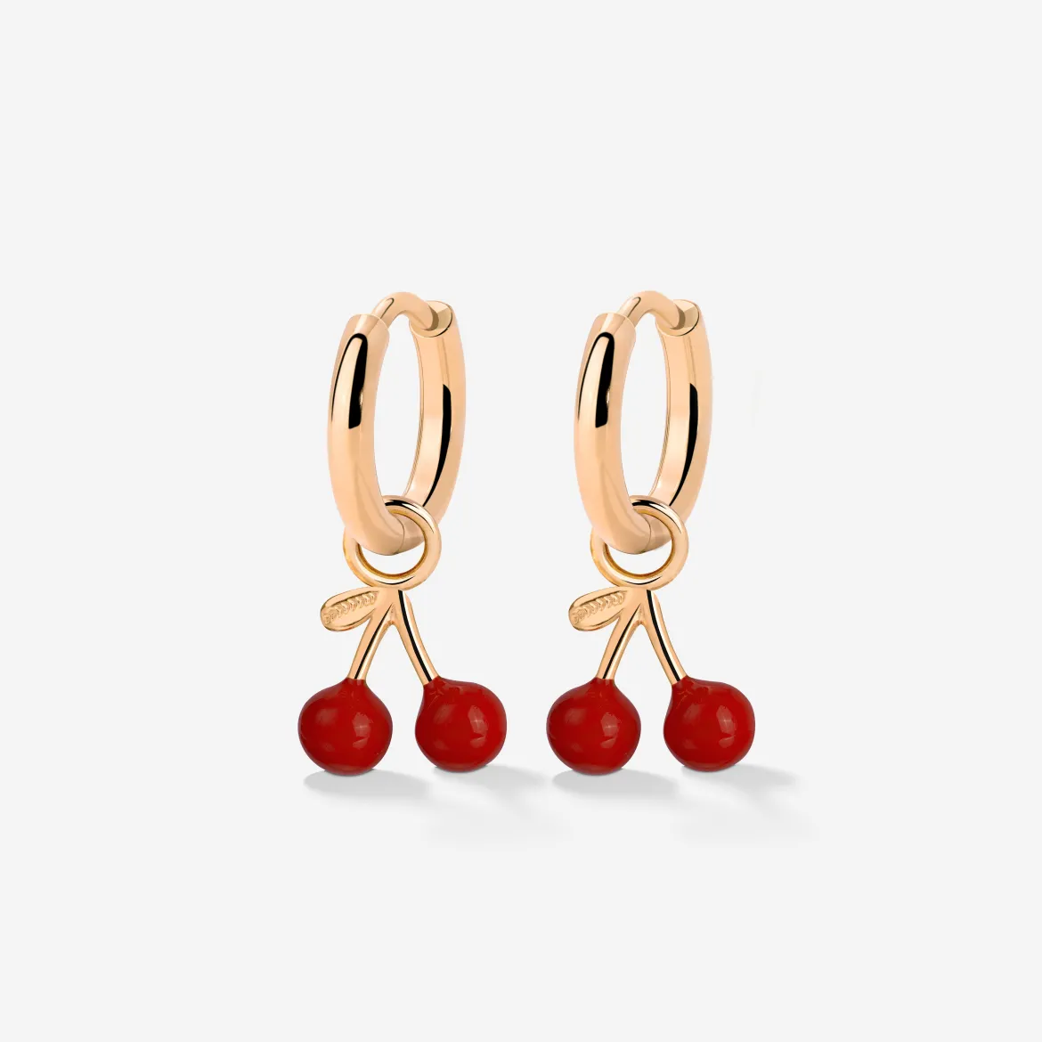 Very Cherry Hoop Set Baby Roségold