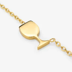 Vino Veritas Necklace Gold