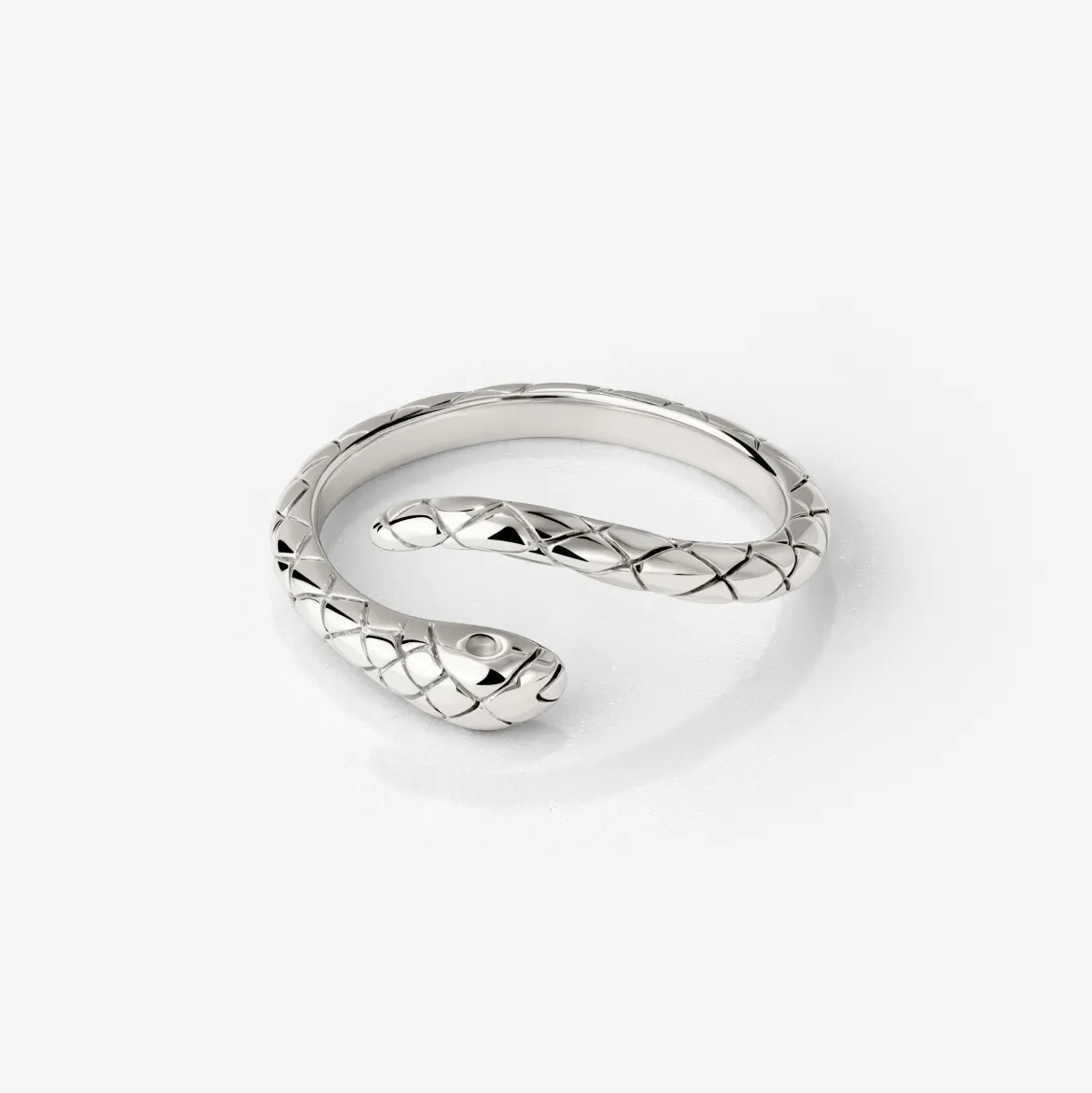 Vipers Ring Silber