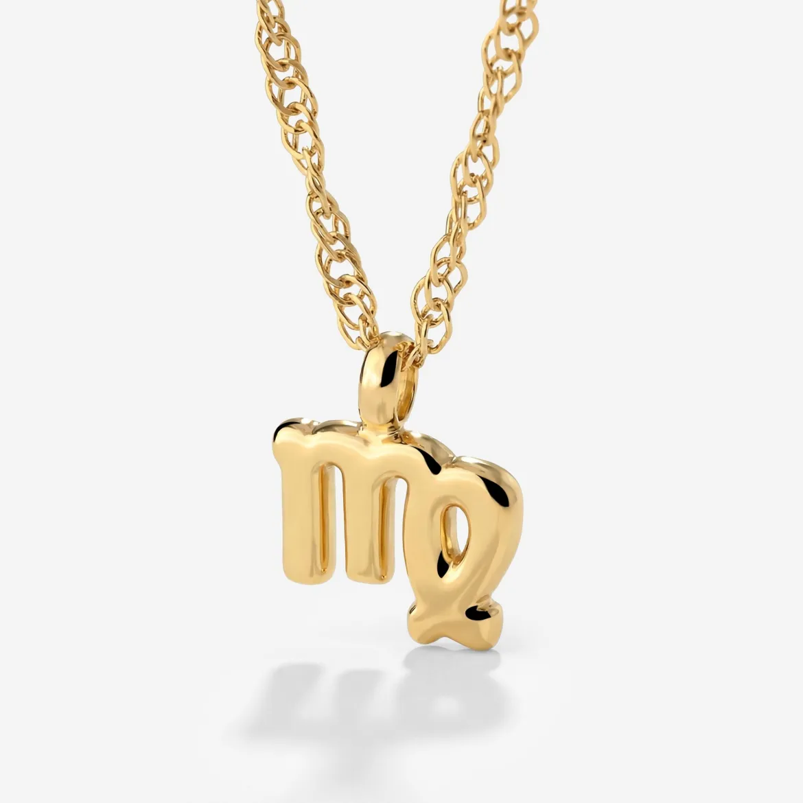Virgo Bubble Necklace Gold