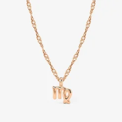 Virgo Bubble Necklace Roségold