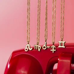 Virgo Bubble Necklace Roségold