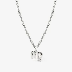 Virgo Bubble Necklace Silber