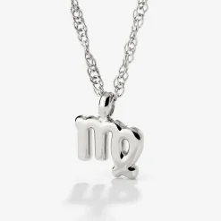 Virgo Bubble Necklace Silber