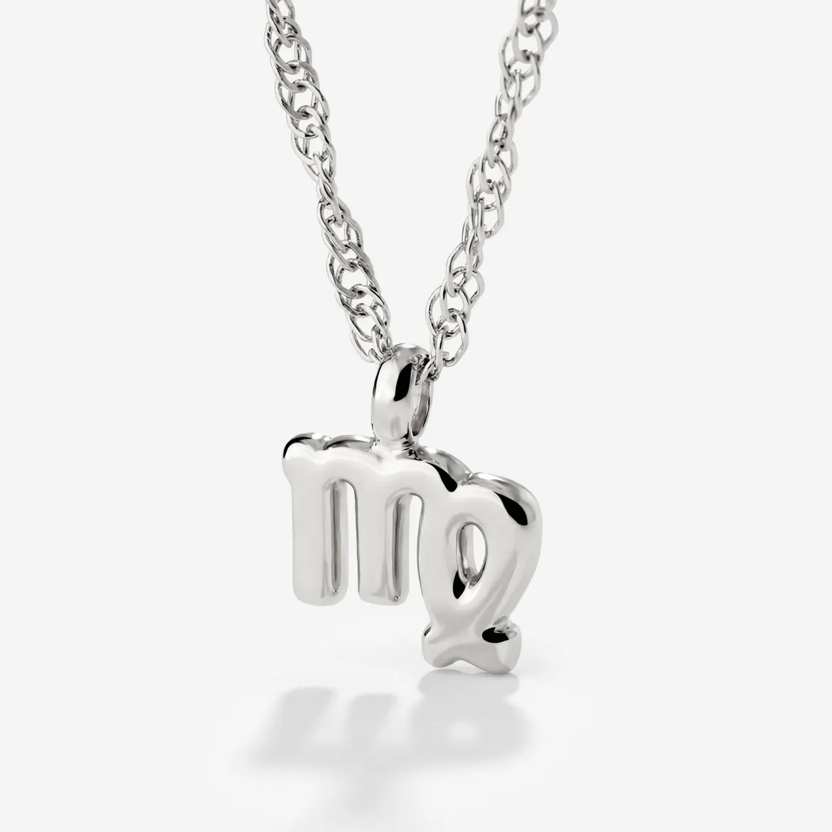 Virgo Bubble Necklace Silber