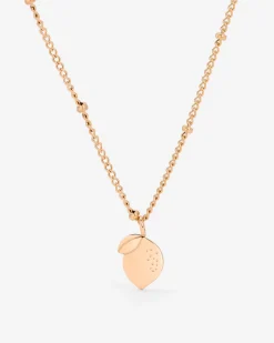 When Life gives you Lemons Necklace Roségold