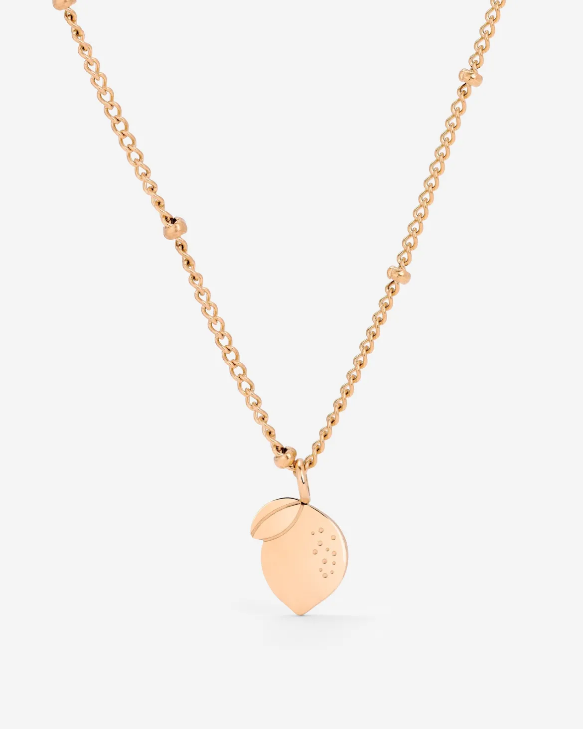 When Life gives you Lemons Necklace Roségold