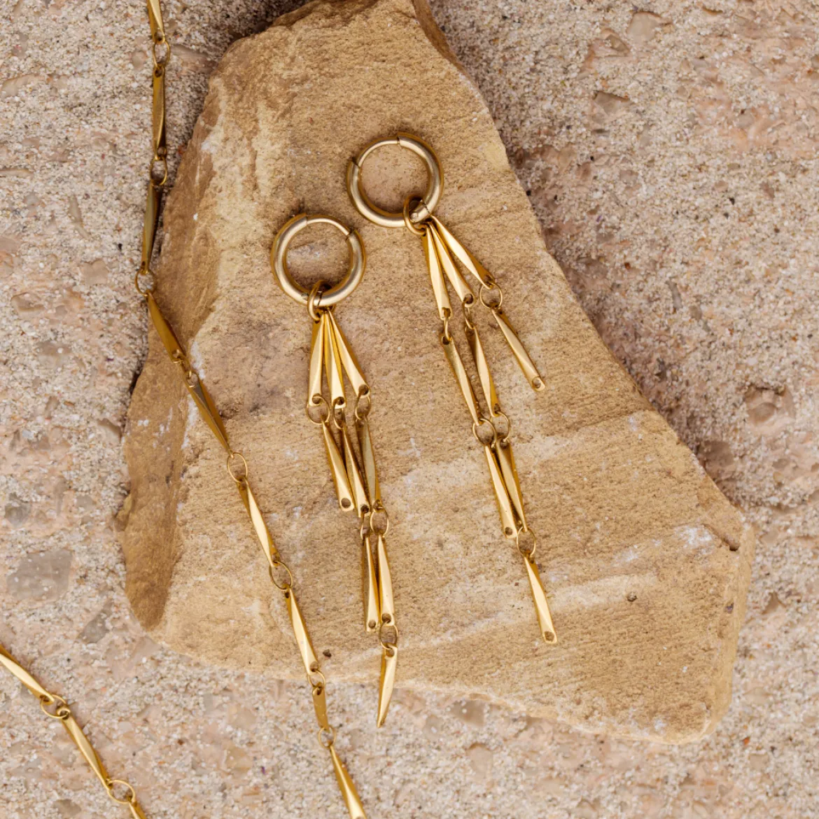 Wind Chime Hoop Set Baby Silber