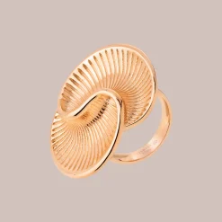 Winding Spiral Ring Roségold