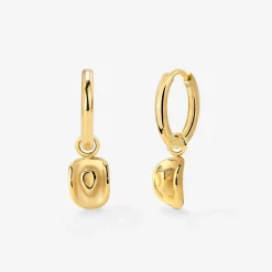 Yeehaw Hoop Set Small Gold