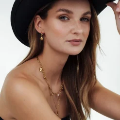 Yeehaw Hoop Set Small Gold