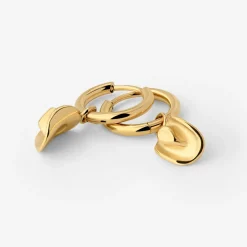 Yeehaw Hoop Set Small Gold