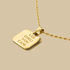 Yes girl! You can! Necklace Gold