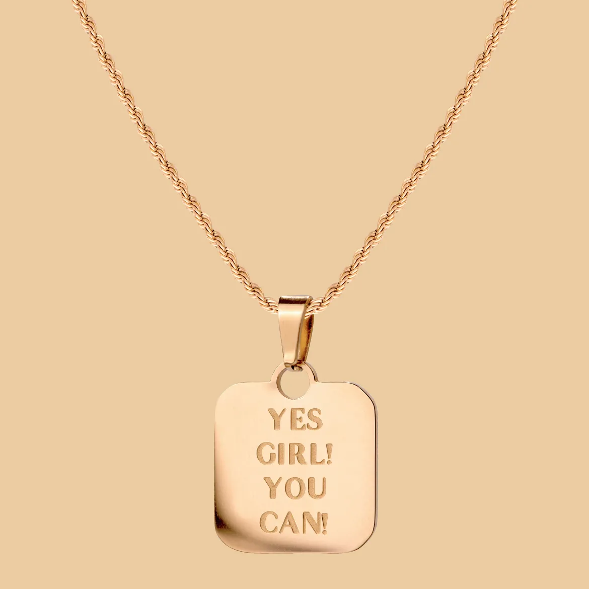Yes girl! You can! Necklace Roségold
