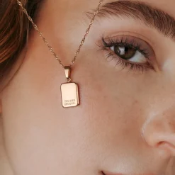 You are enough Necklace Roségold