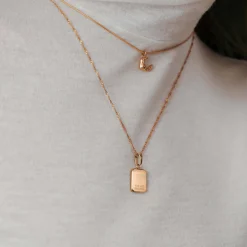 You are enough Necklace Roségold