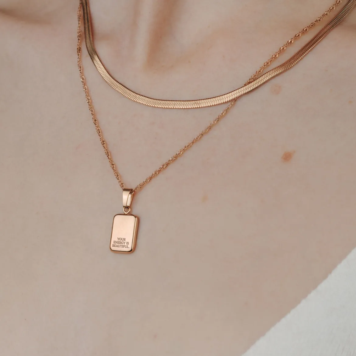 Your energy is beautiful Bundle Roségold
