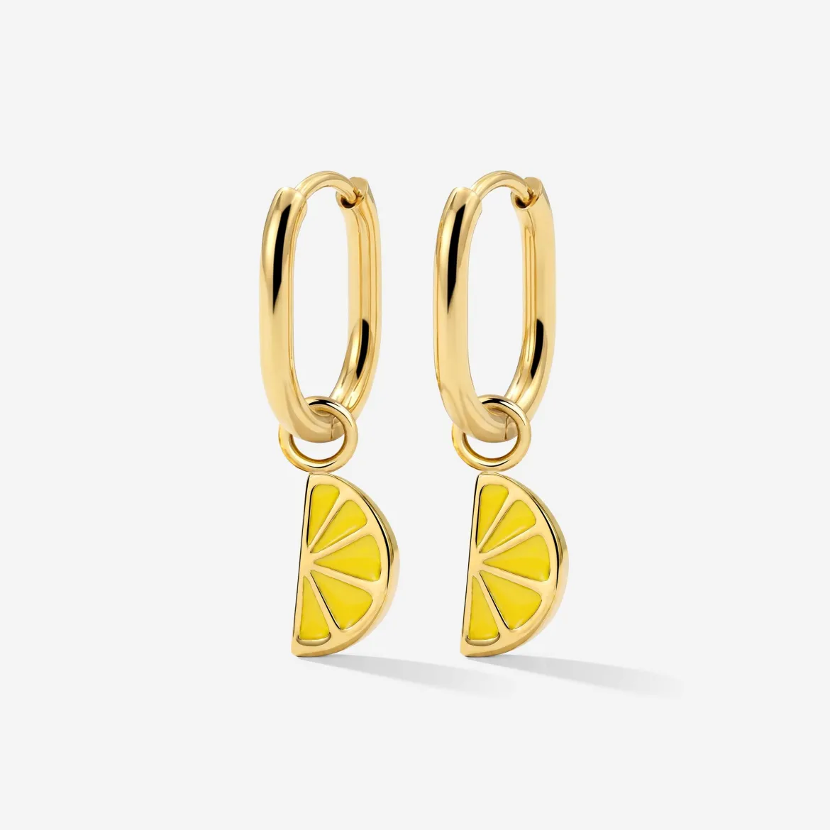 Zesty Oval Hoop Set Baby Gold