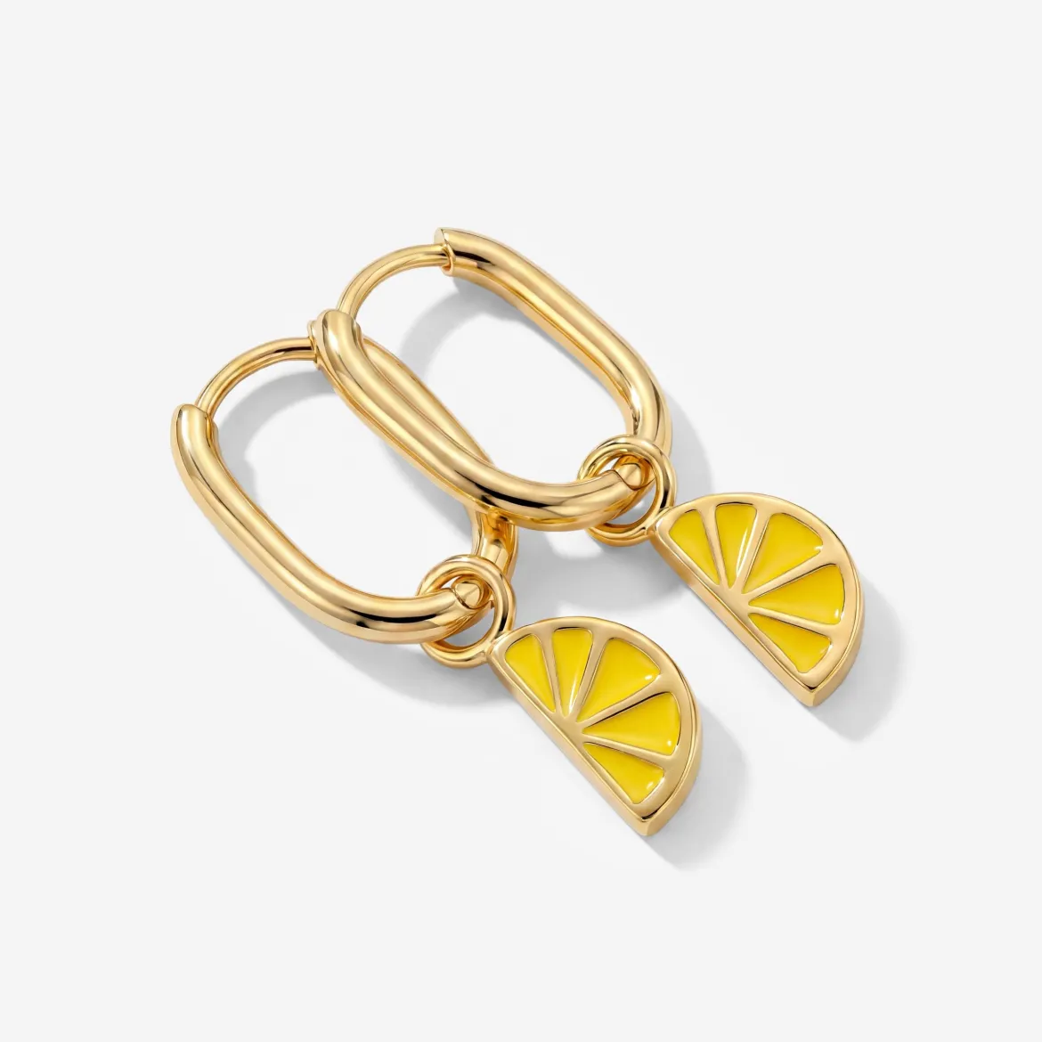 Zesty Oval Hoop Set Baby Gold