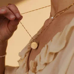 Zodiac Necklace – Aries / Widder Roségold