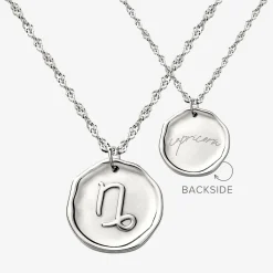 Zodiac Necklace – Capricorn / Steinbock Silber